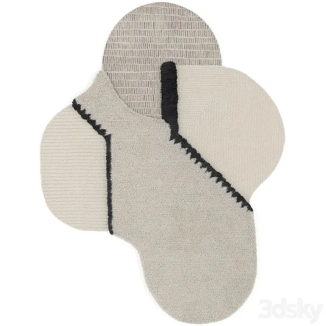 Carpet LUNAR ADDICTION by CC-TAPIS 3D Model