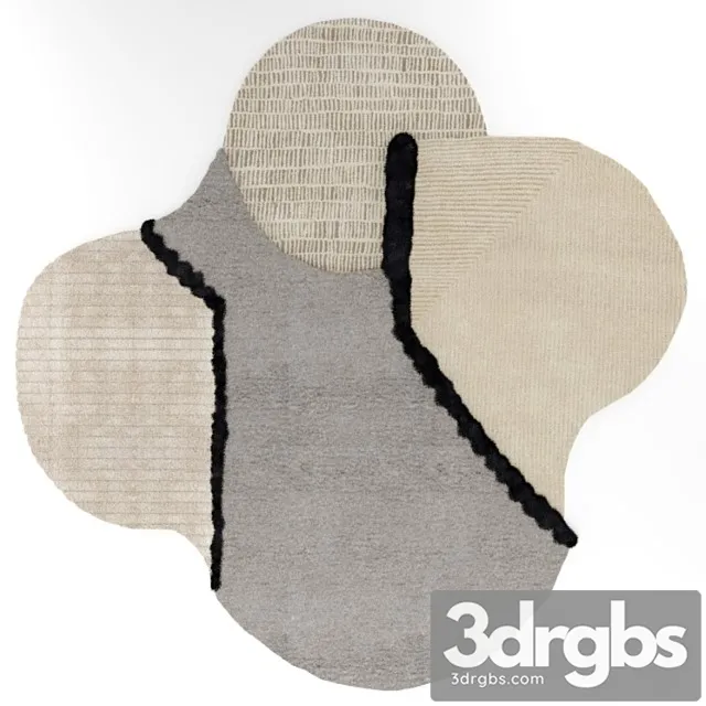 Carpet lunar addiction square by cc tapis