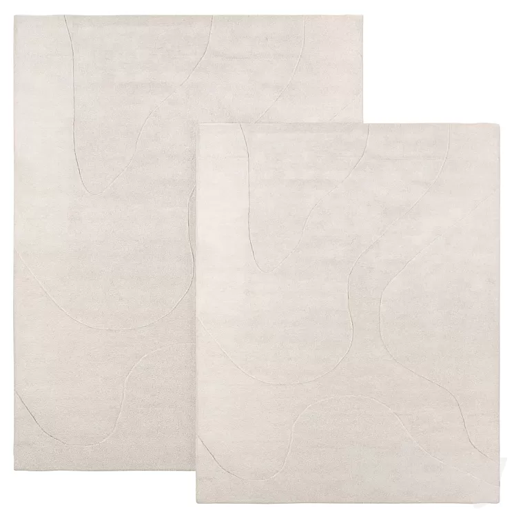 Carpet Onda/ Rug Onda 3D Model Free