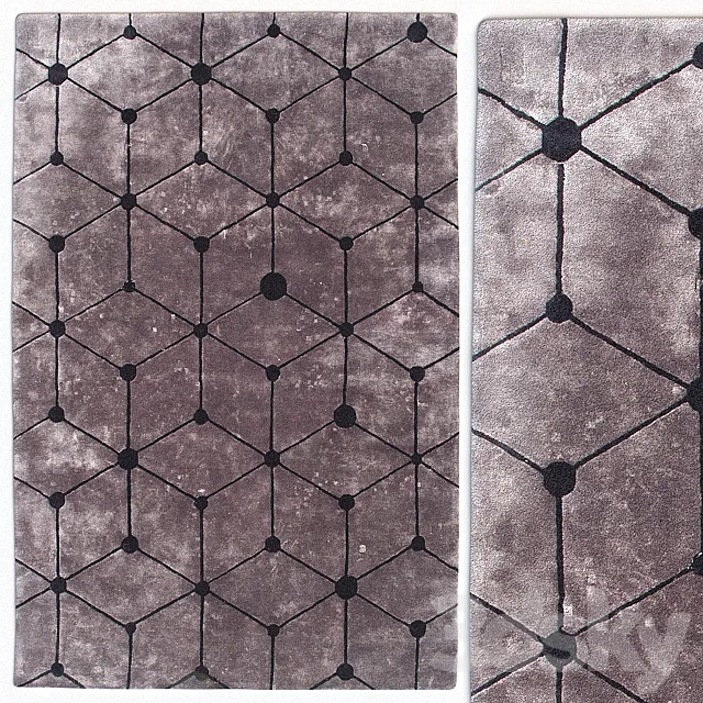 Carpet Roche Bobois Mortimer Rug 3DModel