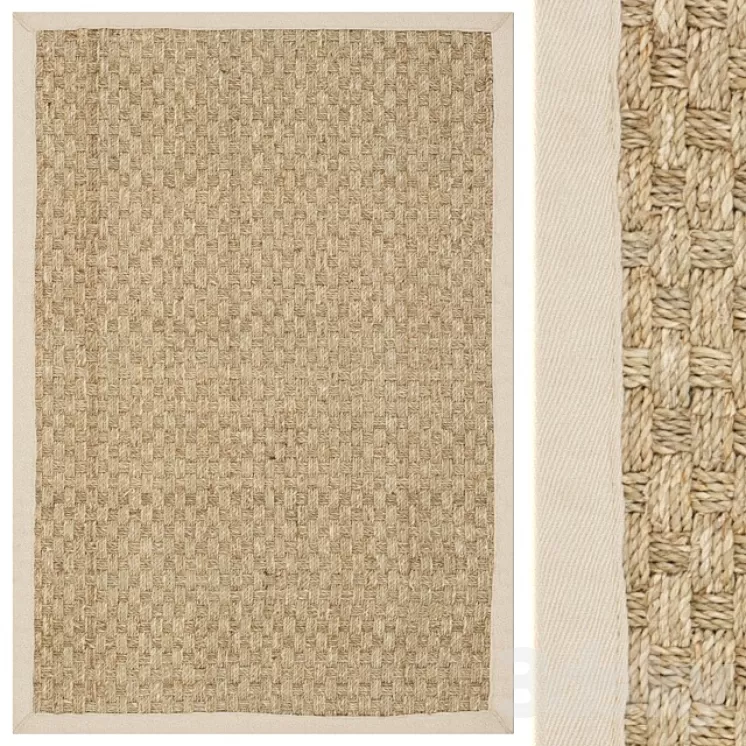 Carpet Safavieh Natural Fiber 3D Model