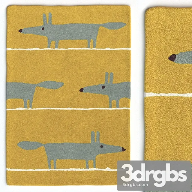 Carpet Scion Mr Fuch Mustard 3D Model Free