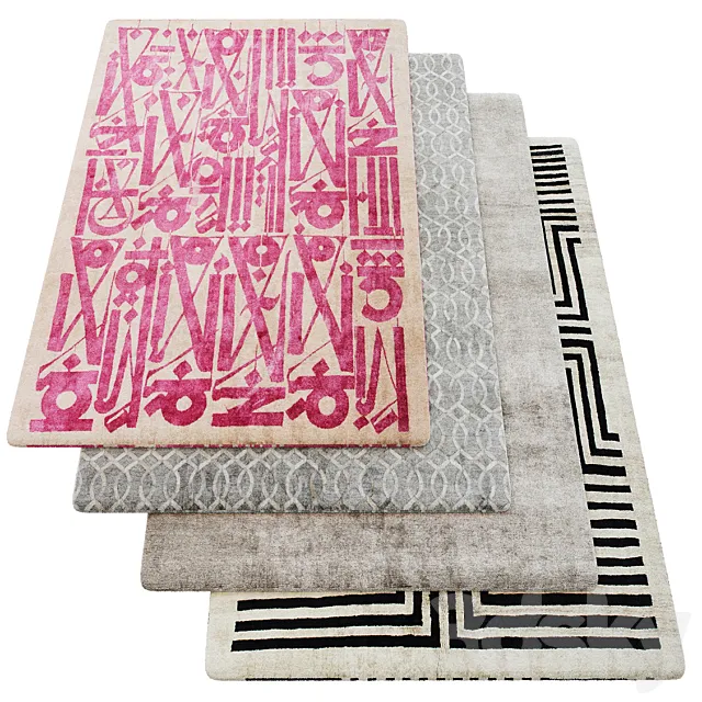 Carpet set 02 3D Model