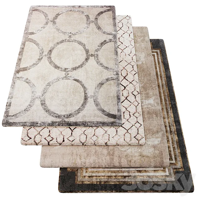 Carpet Set 04 3D Model