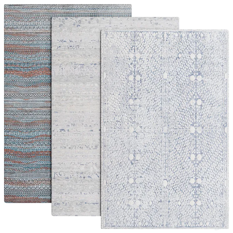 Carpet set 058 3D Model Free Download