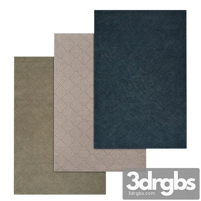 Carpet Set 1286 3D Model Free