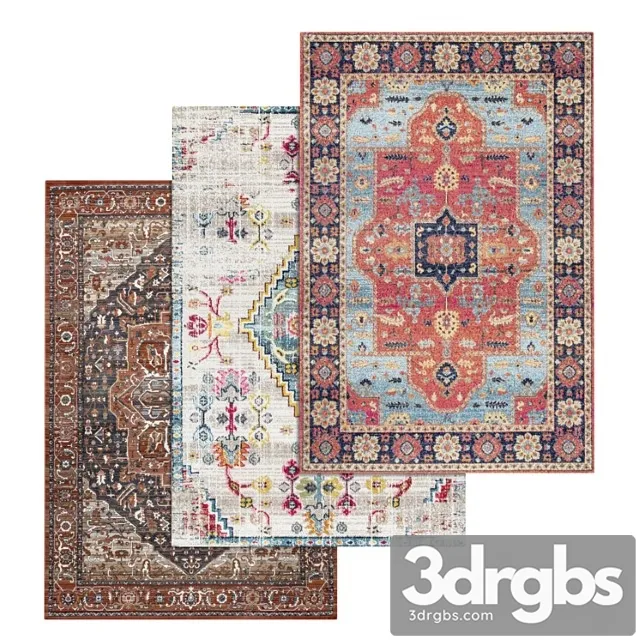 Carpet Set 1622 3D Model Free