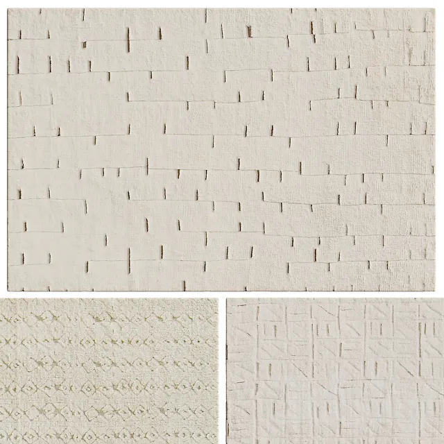 Carpet set 20 by RH 3D Model