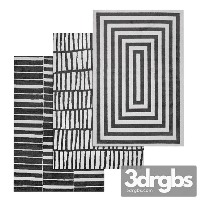 Carpet Set 558 3D Model Free