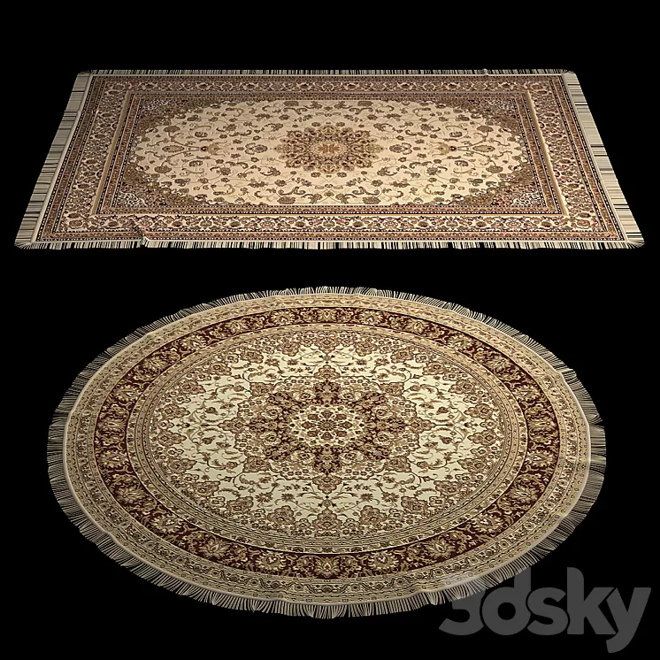 Carpet Set (Classic) 3D Model
