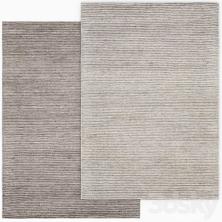 Carpet set LE collection Abaca 3D Model