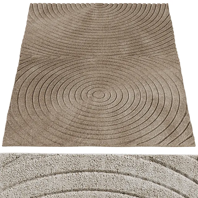 Carpet Small Zen Doormat by Bolia 3DModel