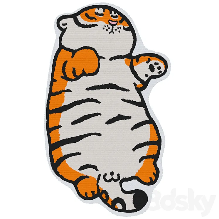 Carpet Tiger 1 aliexpress 3D Model Free