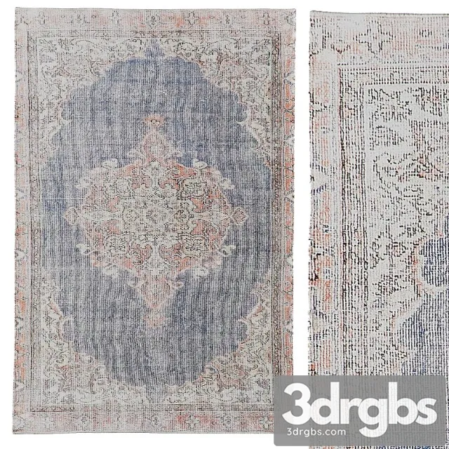 Carpet Urban Outfitters Stella Printed Rug 3D Model Free