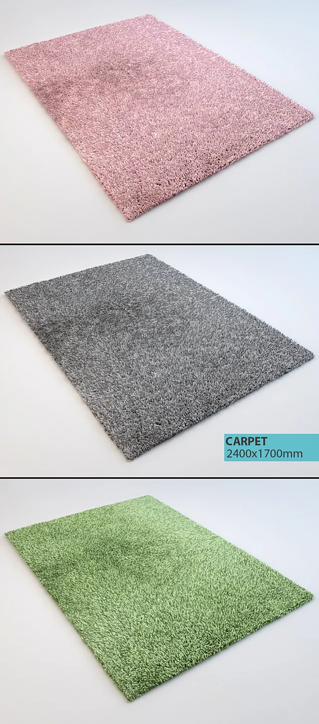 carpet with a short nap 3DModel