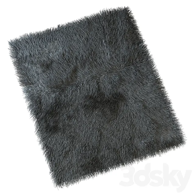 Carpet with long pile 3DModel