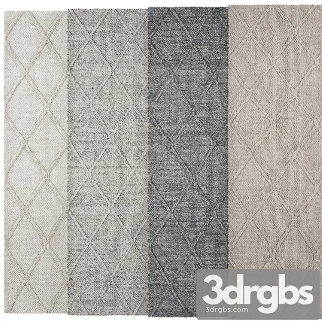 Carpets Collection Coast Diamond Rug 3D Model Free