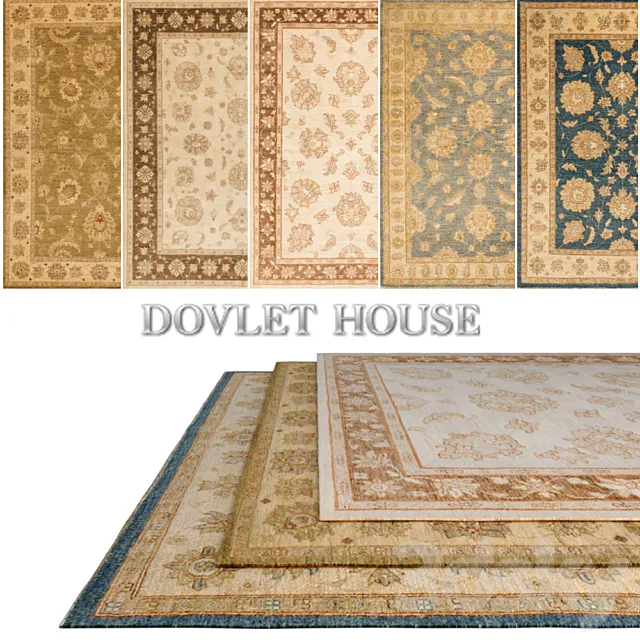Carpets DOVLET HOUSE 5 pieces (part 129) 3D Model