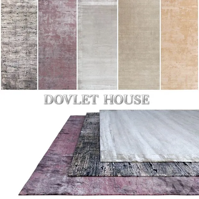 Carpets DOVLET HOUSE 5 pieces (part 148) 3D Model