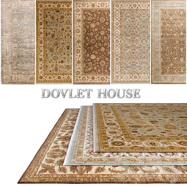 Carpets DOVLET HOUSE 5 pieces (part 150) 3D Model