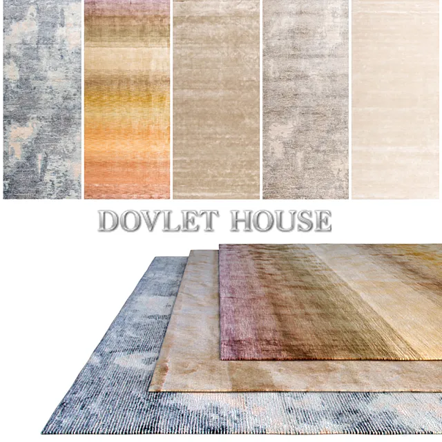 Carpets DOVLET HOUSE 5 pieces (part 245) 3D Model