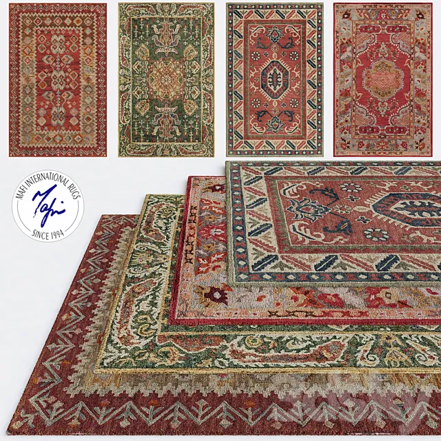 Carpets from Mafi international rugs 3D Model