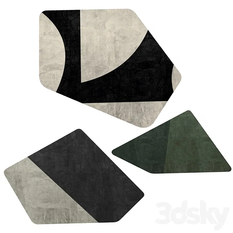 Carpets from the Lay on You collection by GIOPAGANI 3D Model Free Download