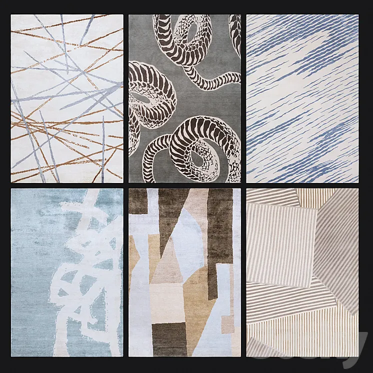 Carpets Kelly Wearstler - Vivienne Westwood 3D Model Free