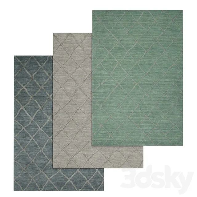 Carpets Set 1113 3DModel