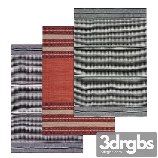 Carpets Set 309 3D Model Download