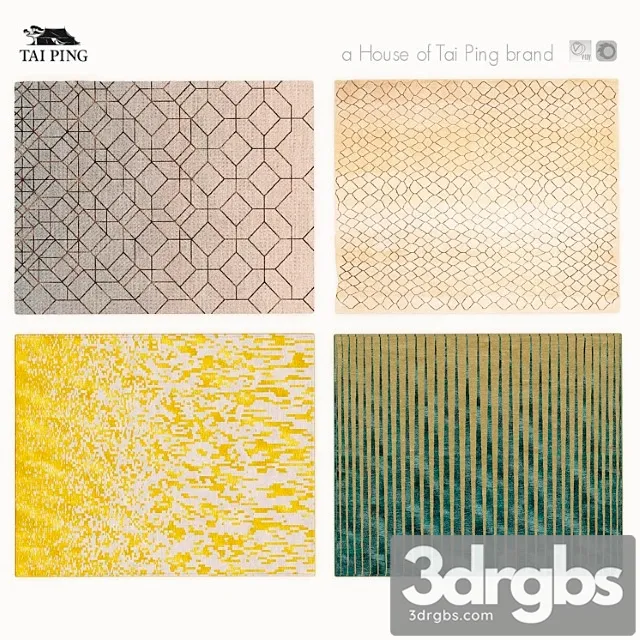 Carpets Taiping Set 3D Model Free