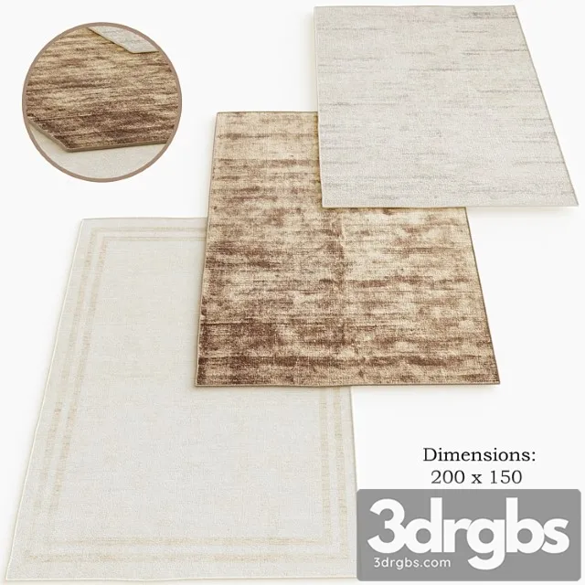 Carpets Zara Home 2 1 3D Model Free