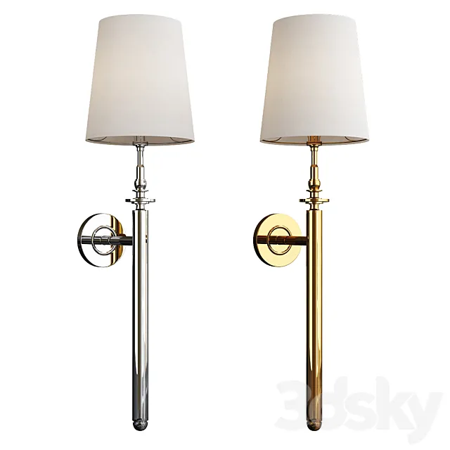 Carpi 1 light wall sconce 3D Model