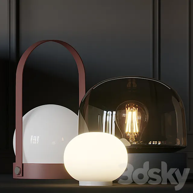 Carrie Stone and Mini Glo-Ball T Table Lamps Free Download