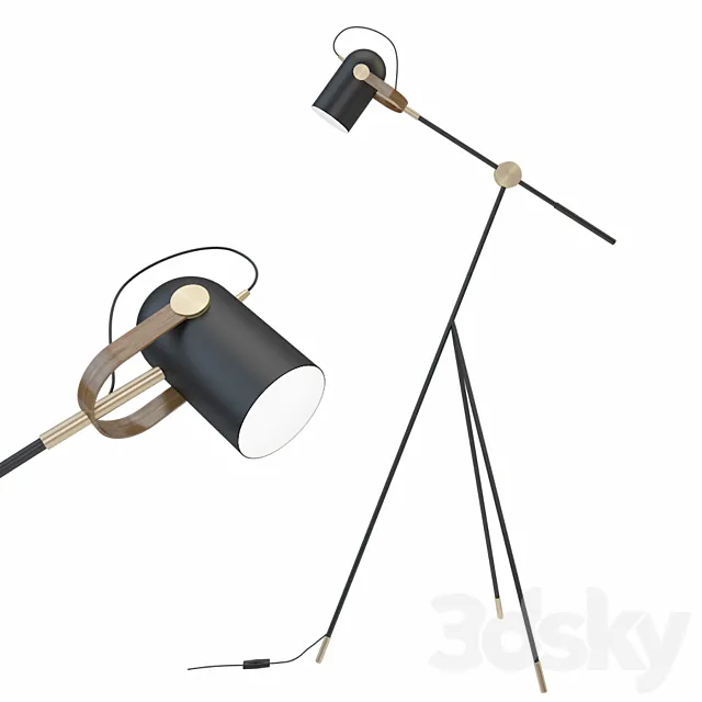 Carronade 360S floor lamp black Free Download