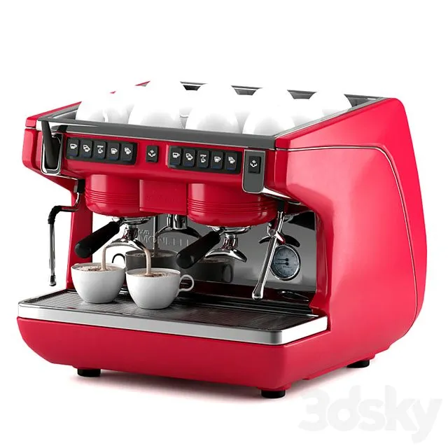 Cartridge coffee machine Nuova Simonelli Appia Life Compact 2Gr S 3D Model