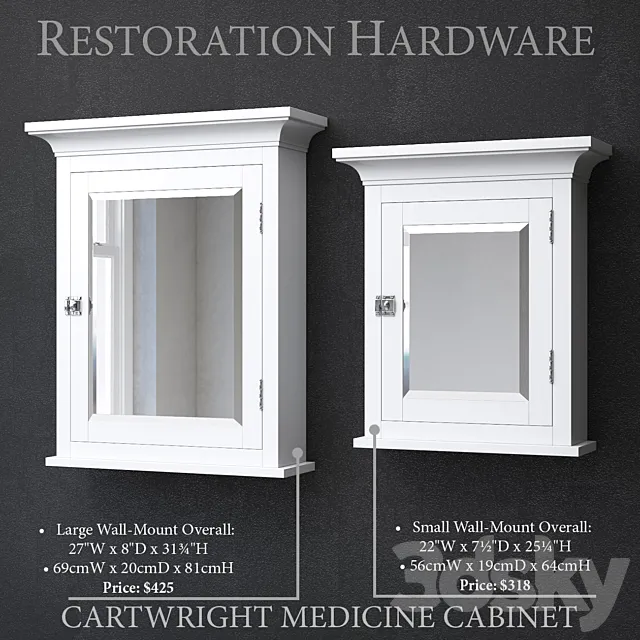 CARTWRIGHT MEDICINE CABINET 3DModel