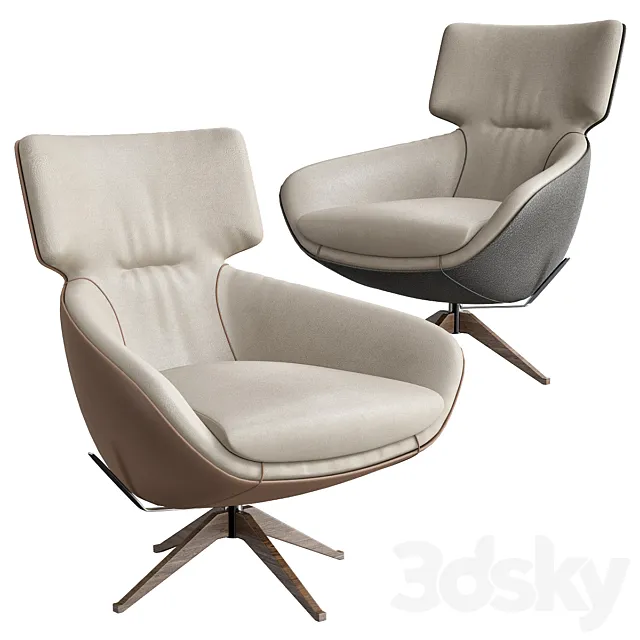 Caruzzo Leolux armchair 3DModel