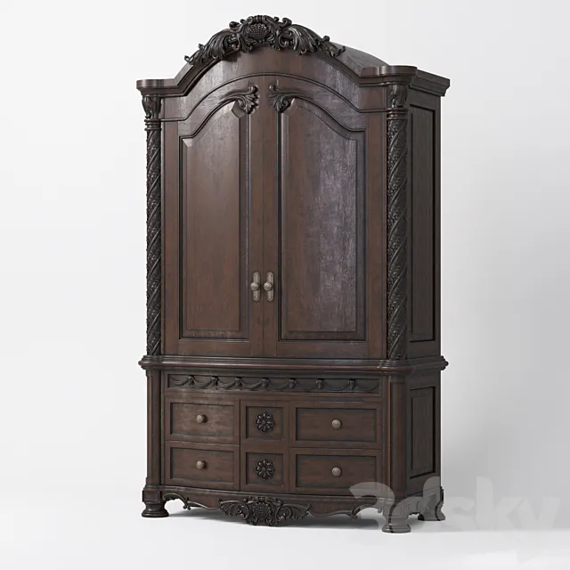 Carved cabinet 3DModel
