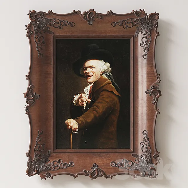 Carved frame 3DModel