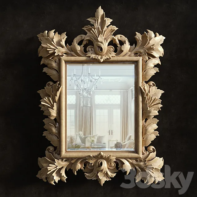 Carved mirror 3DModel