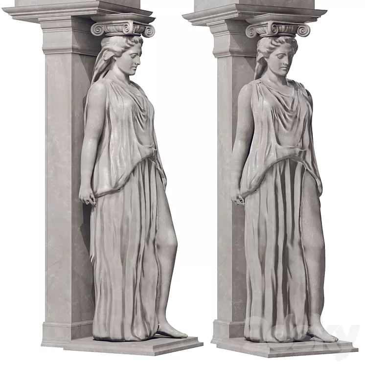 Caryatid - Caryatid 3D Model Free
