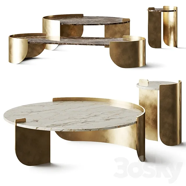 Casa +39 Encore Italia Osiris Coffee Tables 3D Model