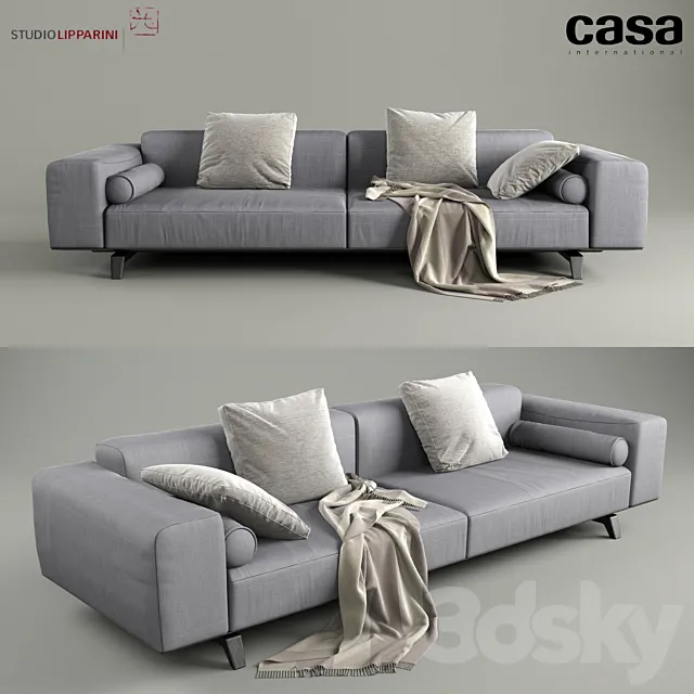Casa Intl Torreano Sofa 1 3D Model