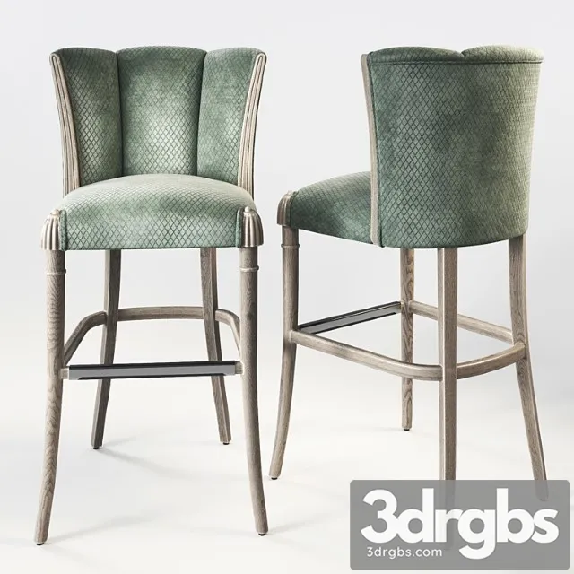 Casablanca bar chair 2 3D Model Free