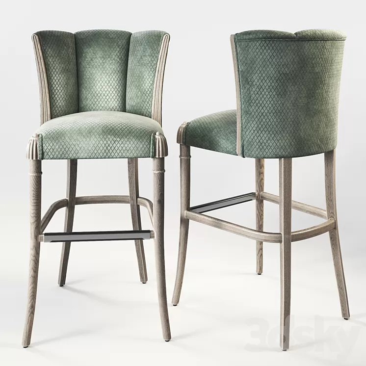 CASABLANCA bar chair 3D Model