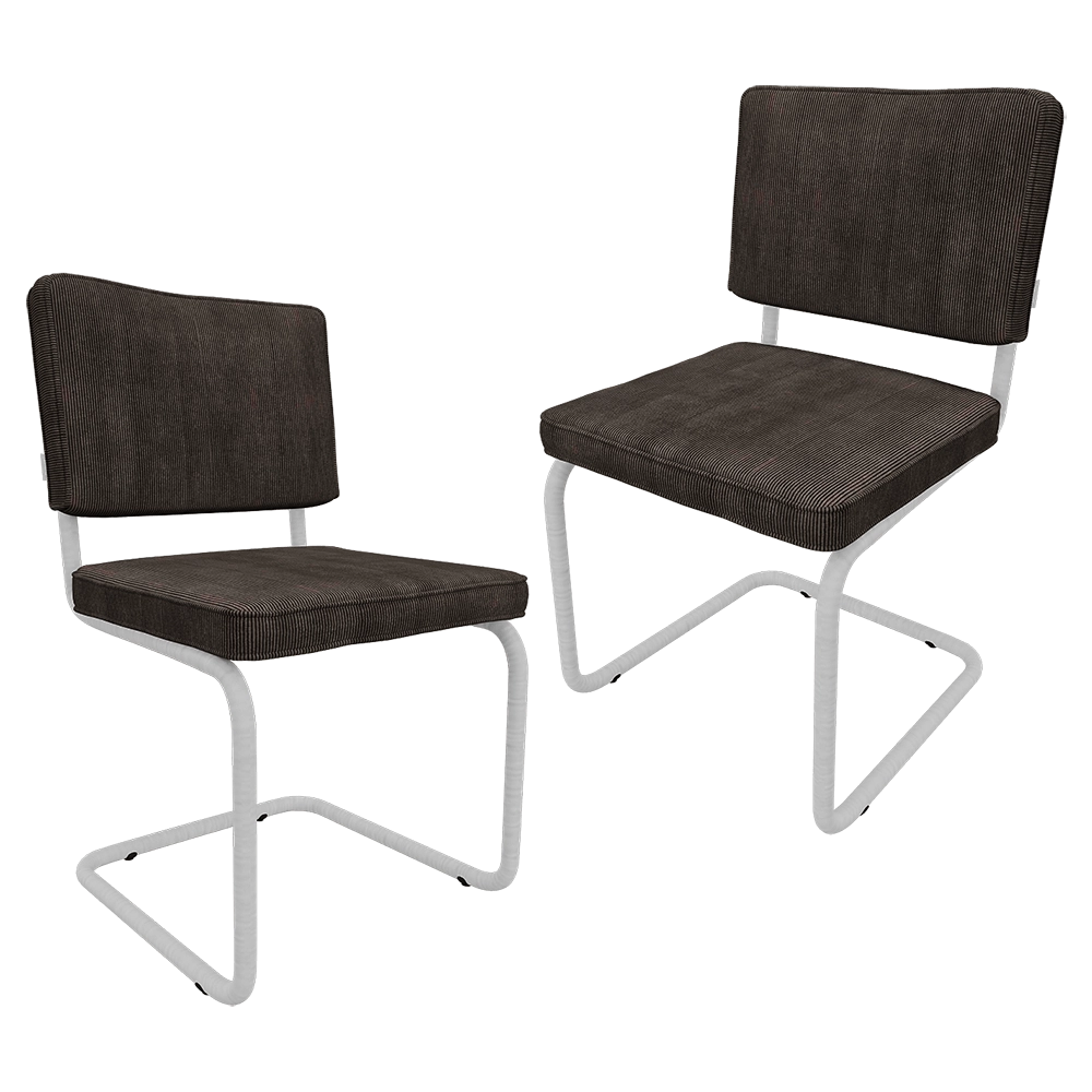 CasaDesús - Chair Ridge Rib brushed grey 3D Model