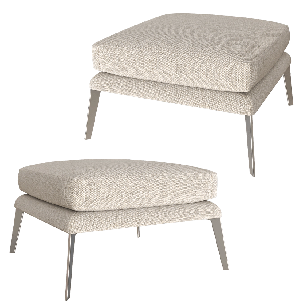 CasaDesús - Footstool AVA 486-P 3D Model