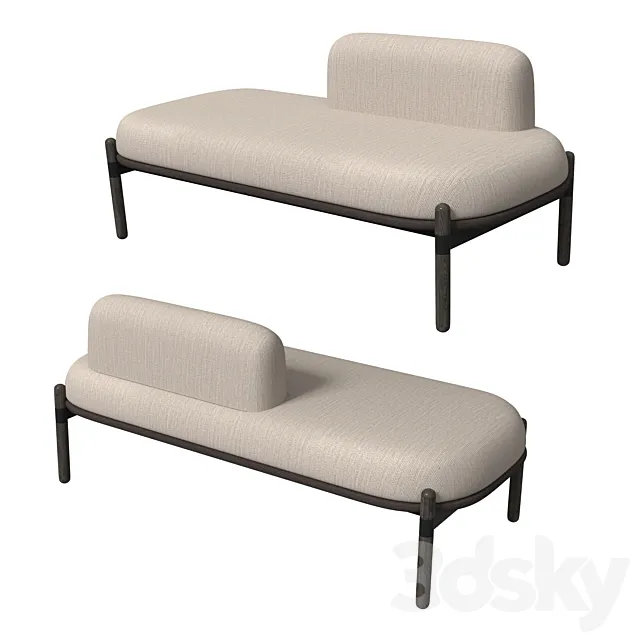 Casala Capsule Bench Lounge (Free) 3DModel