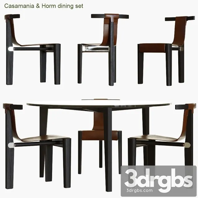 Casamania Horm Dining Set 3D Model Free